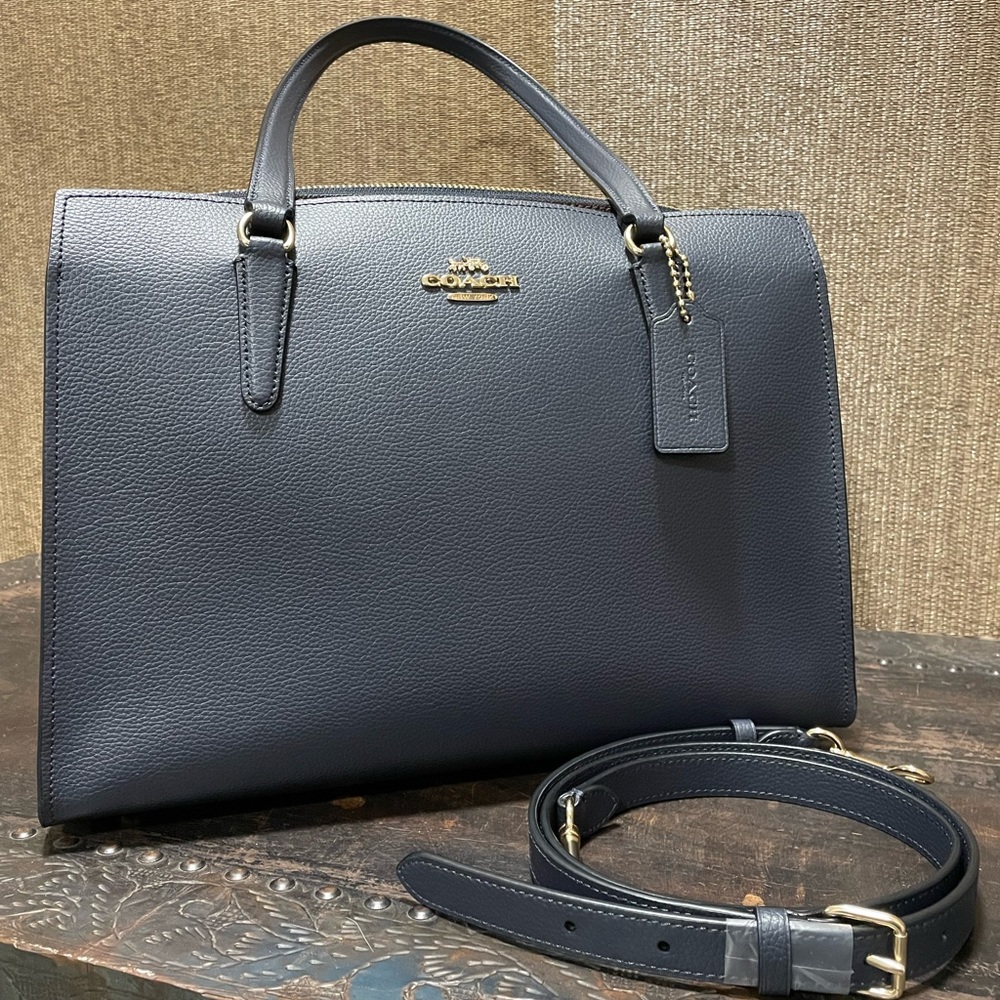 Coach Tatum Carryall // Midnight & Oxblood